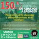 Foto grupal de participantes de la reunión presencial, con datos del evento y logos de organizaciones UFA, RedEA, LAs7.