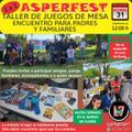 Imagen promocional del evento Asperfest 2026 3x1!! taller de juegos y taller de padres!